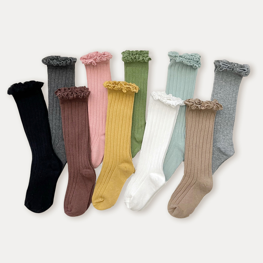 Baby Sock Oximeter - Kids Knee High Socks Baby Girls