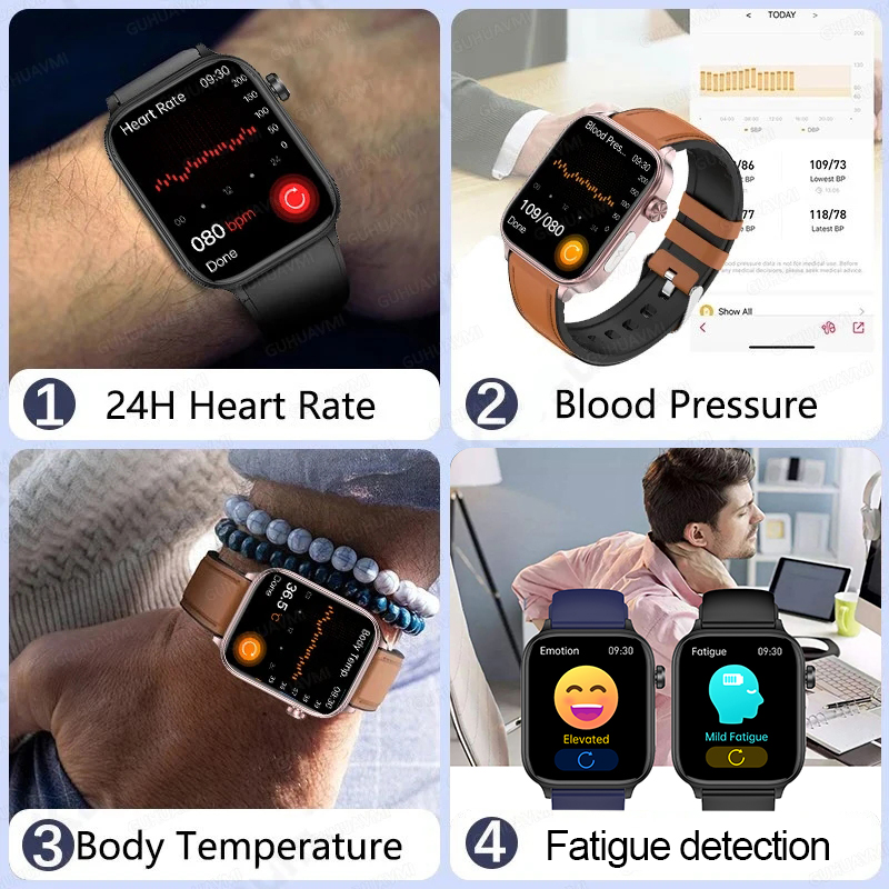 2025 New For XIAOM1 ECG+PPG Bl - đánh giá và giá Fall Detection Watch