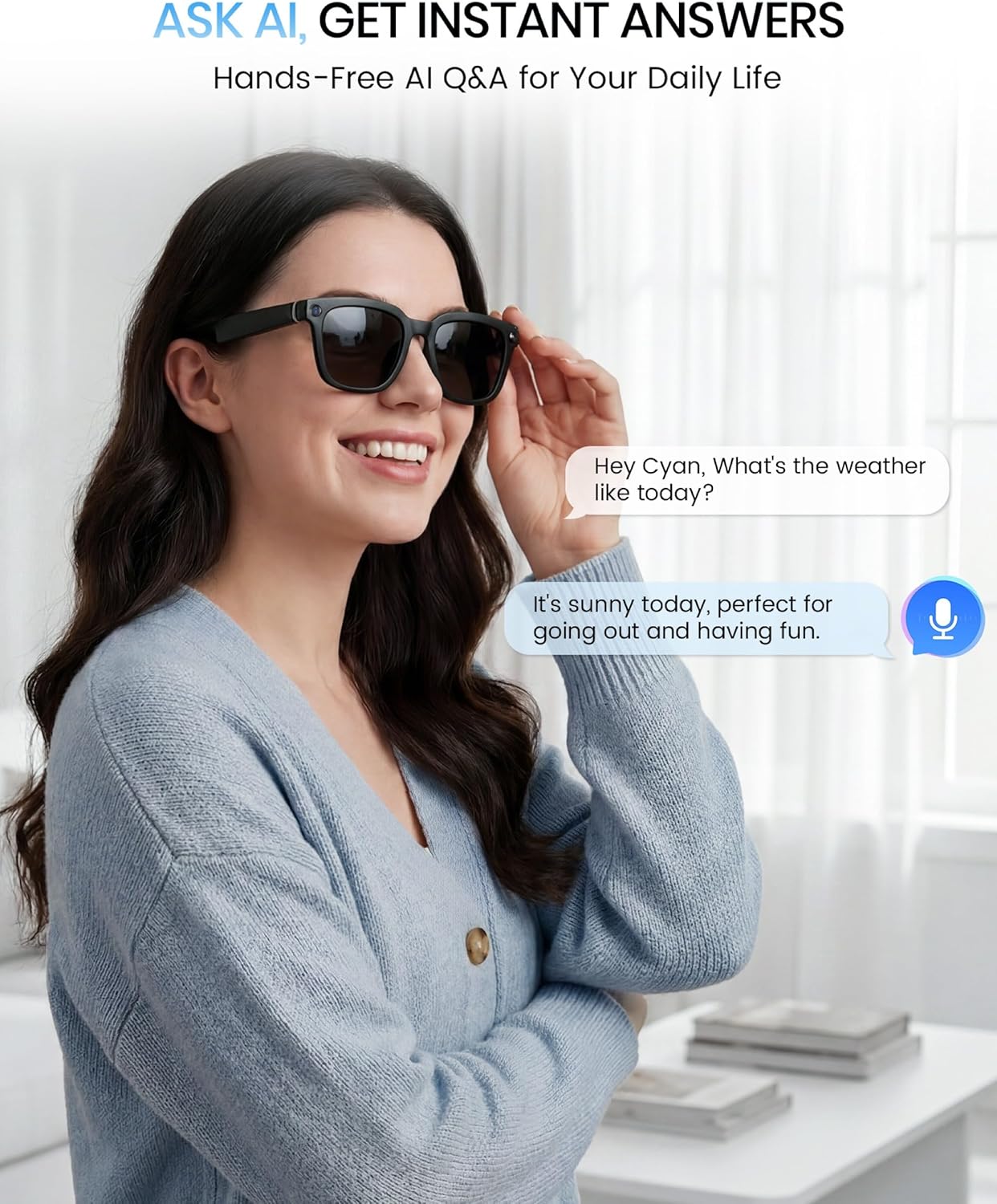 HD Camera Bluetooth Smart Glas - đánh giá và giá Smart Glasses Lens