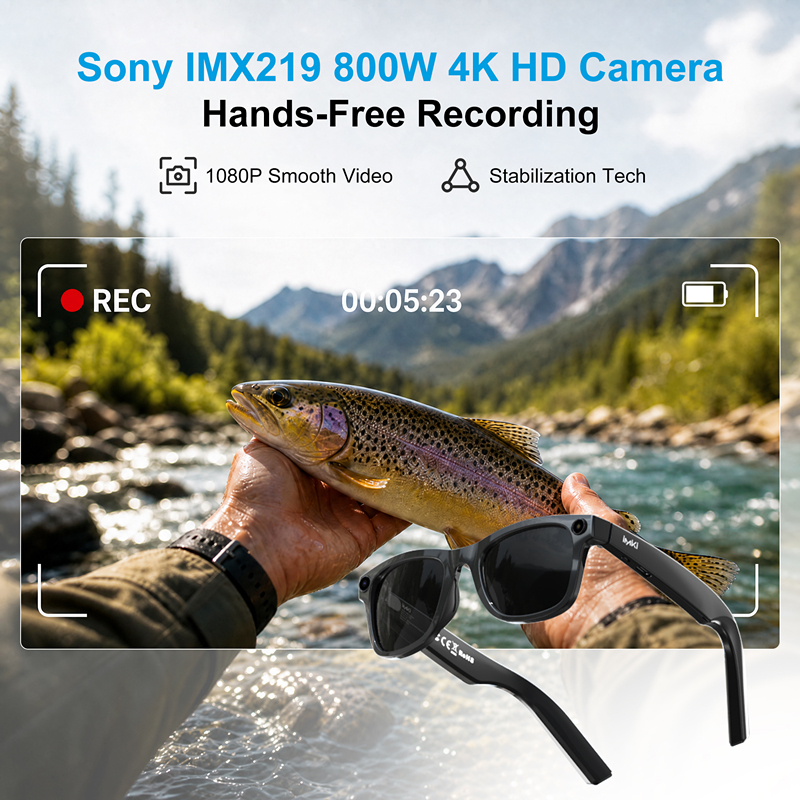 IMIKI Ai Smart Glasses 4K 800W - đánh giá và giá Smart Glasses Lens