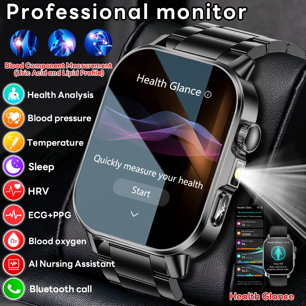 2026 New Model Uric Acid & Lip - đánh giá và giá Fall Detection Watch