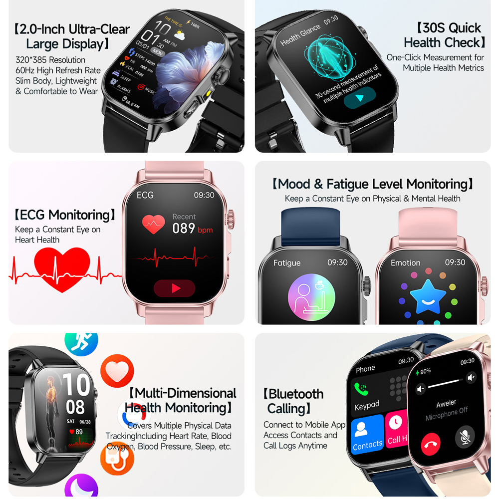 2026 New Model Uric Acid & Lip - đánh giá và giá Fall Detection Watch