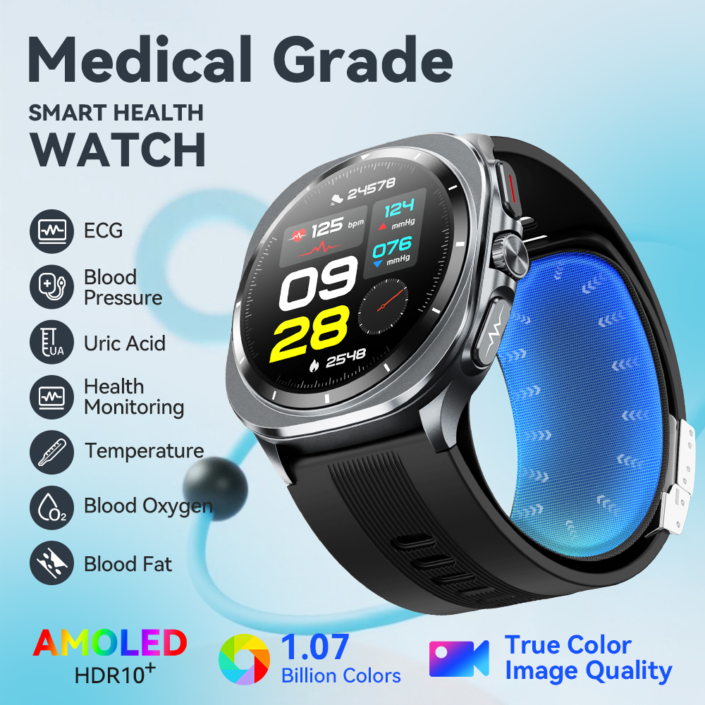 NOYAFA New ECG+PPG Blood Fat U - đánh giá và giá Fall Detection Watch