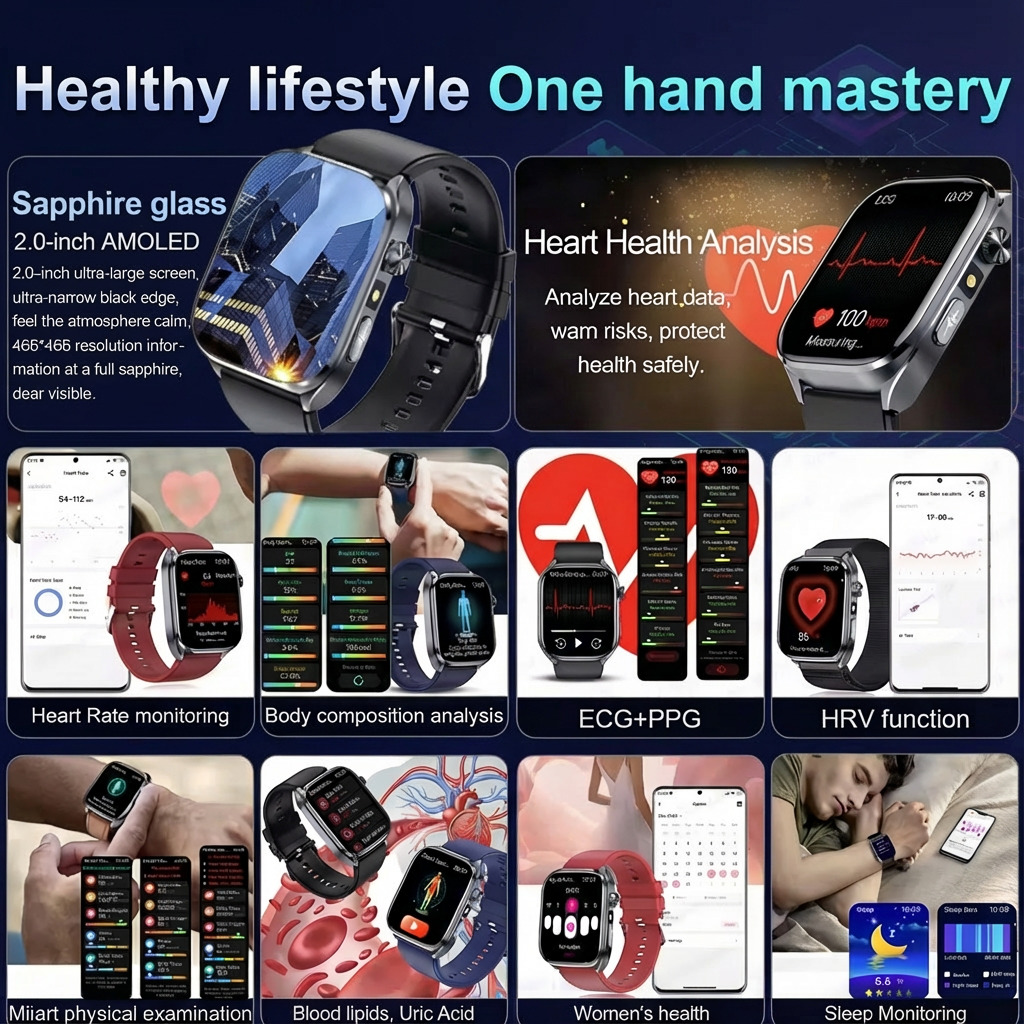 2026 Latest Al-GPT Health Smar - đánh giá và giá Fall Detection Watch
