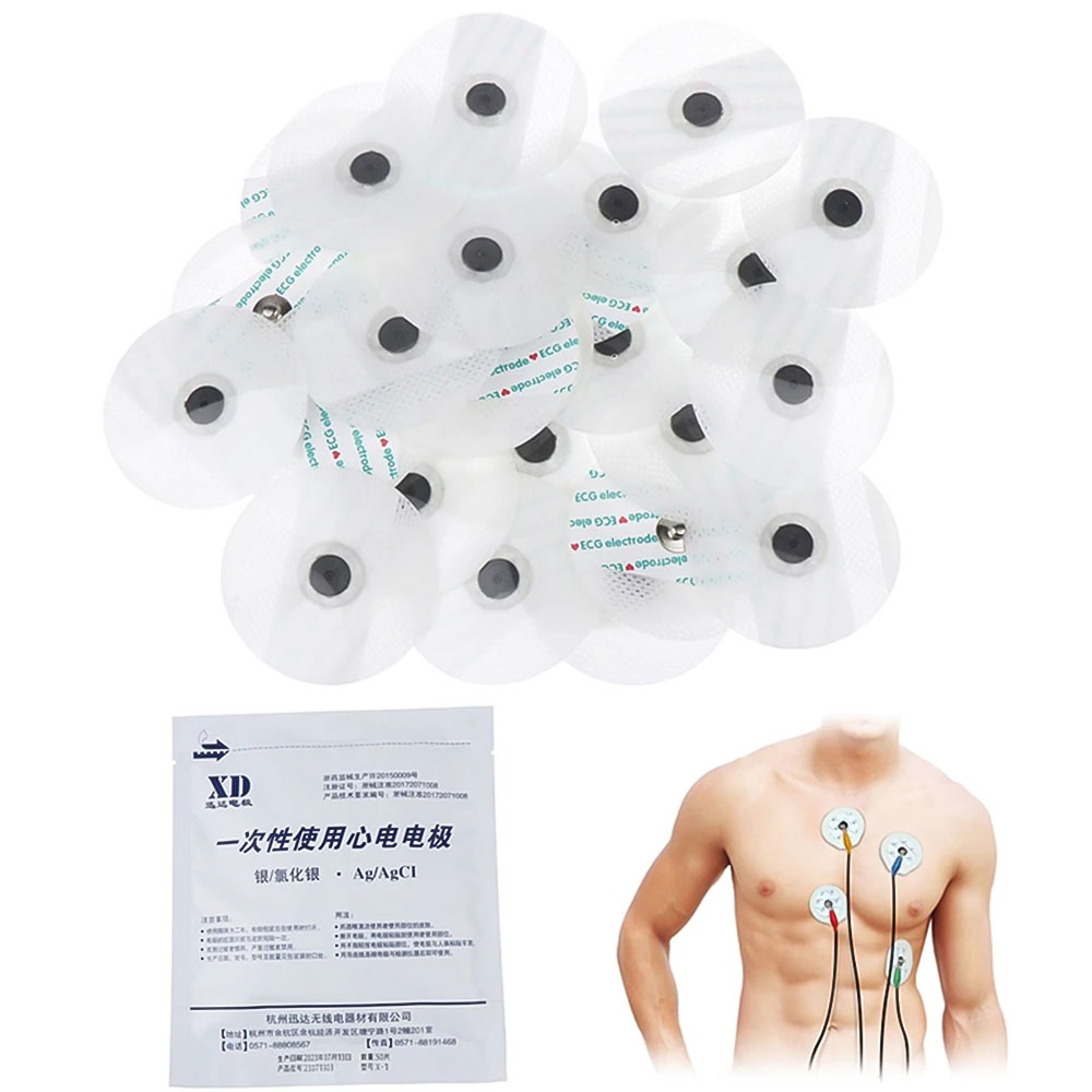 50-500pcs Non-woven ECG Electr - đánh giá và giá Ecg Patch Monitor