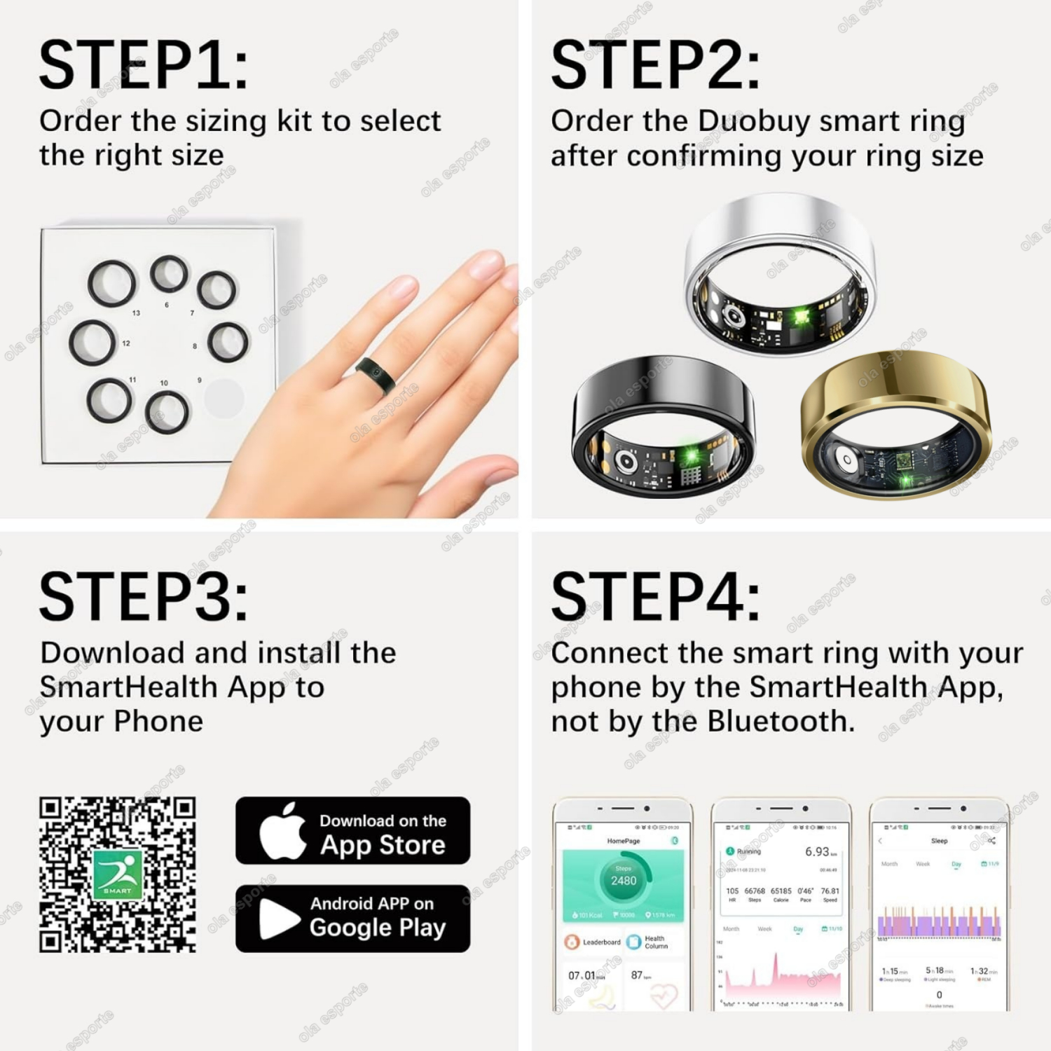 New R09 Smart Ring Men Women w - đánh giá và giá Temperature Ring Skin
