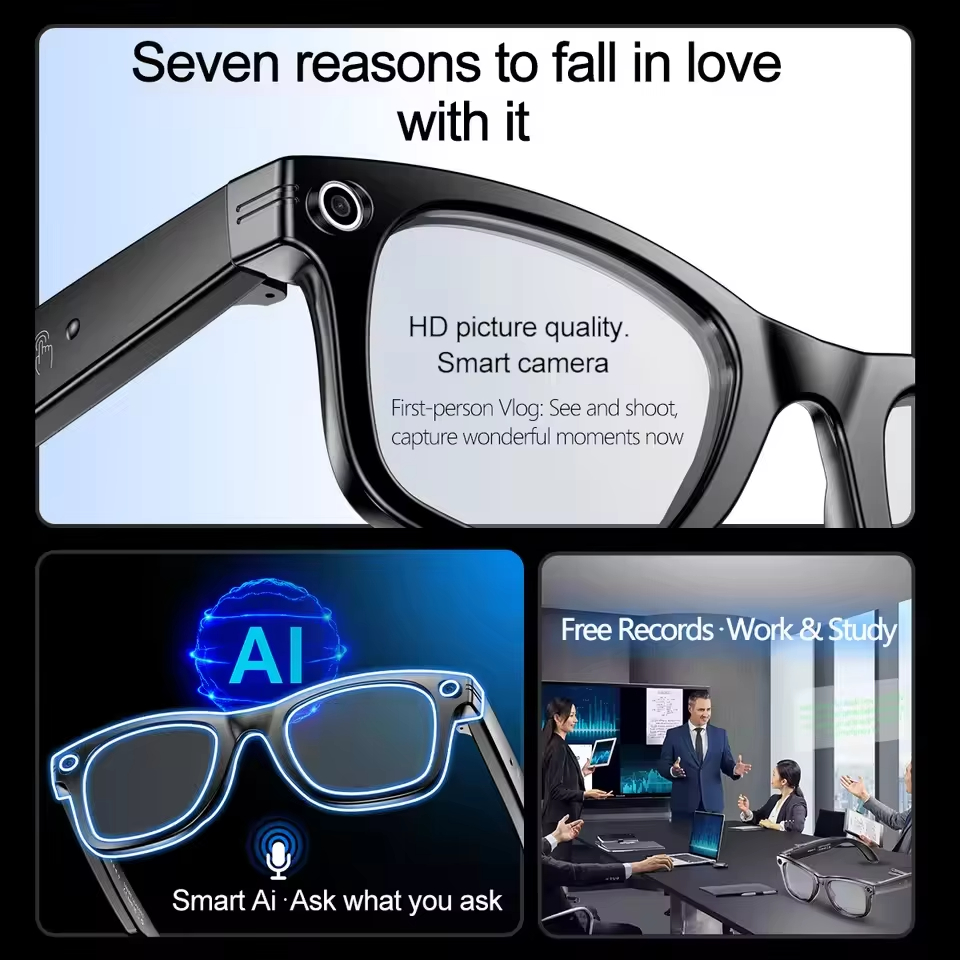 Xiaomi 800W Camera AI Glasses  - đánh giá và giá Smart Glasses Lens