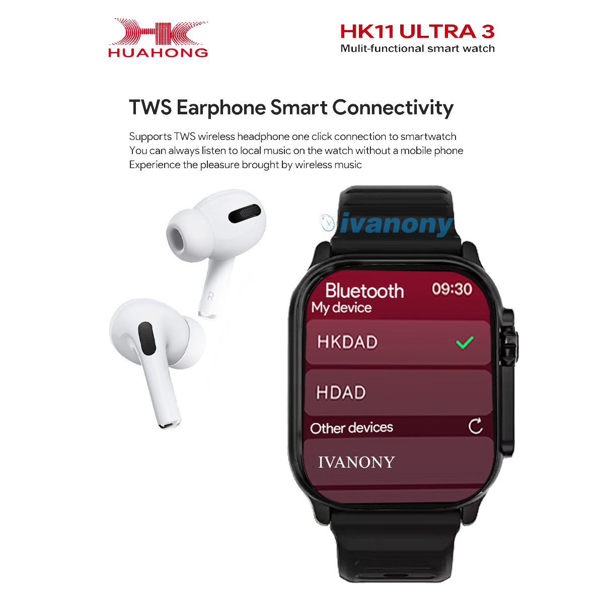 Original HK11 ULTRA3 Smart Wat - đánh giá và giá Fall Detection Watch